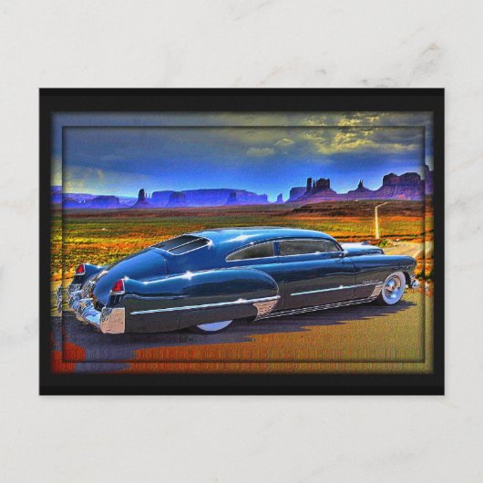 een geschilderde hemel weggooien briefkaart (Voorkant)