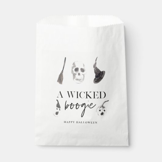 Een geschoold Boogie | Happy Halloween Bedankzakje (Voorkant)