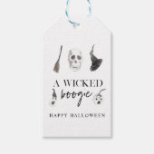 Een geschoold Boogie | Happy Halloween Cadeaulabel (Voorkant)