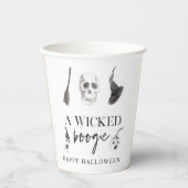 Een geschoold Boogie | Happy Halloween Papieren Bekers (Voorkant)