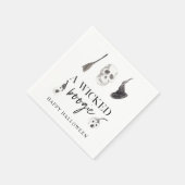 Een geschoold Boogie | Happy Halloween Servet (Hoek)