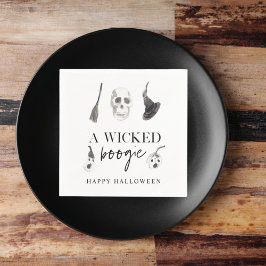 Een geschoold Boogie | Happy Halloween Servet