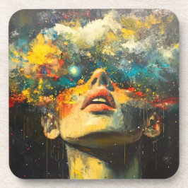 Een gesimuleerd universum bier onderzetter