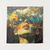 Een gesimuleerd universum wandkleed (Voorkant)