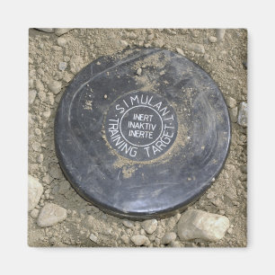 Een gesimuleerde landmijn magneet