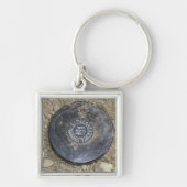 Een gesimuleerde landmijn sleutelhanger (Voorkant)