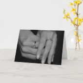 Een geslaagd huwelijk kaart (Gele Bloem)