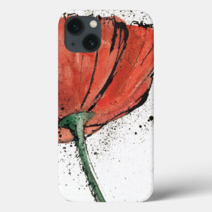 Een gesloten bloem op een witte achtergrond Case-Mate iPhone case