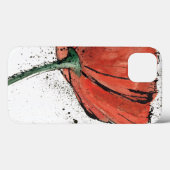 Een gesloten bloem op een witte achtergrond Case-Mate iPhone case (Achterkant (horizontaal))
