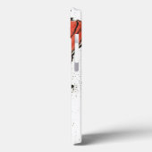 Een gesloten bloem op een witte achtergrond Case-Mate iPhone case (Achterkant / Links)