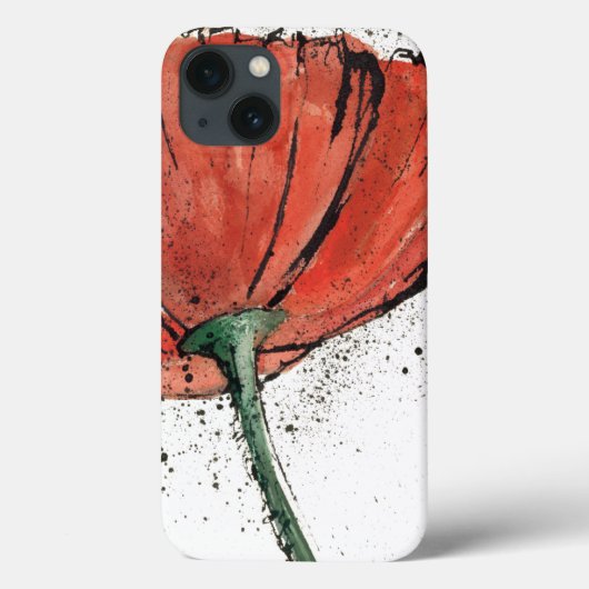 Een gesloten Bloem op een Witte Achtergrond Case-Mate iPhone Case (Achterkant)