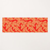 Eén gesneden rode lef print Yoga Mat (Voorkant (horizontaal))
