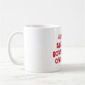 Een gespaarde cent is een overheidstoezicht koffiemok (Links)