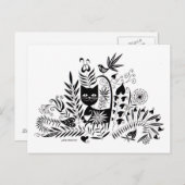 Een Gesponnen paar Briefkaart (Voorkant / Achterkant)