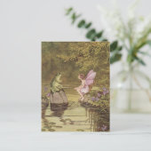 Een gesprek.. briefkaart (Staand voorkant)