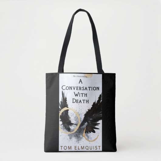 Een gesprek met de dood tote bag (Voorkant)