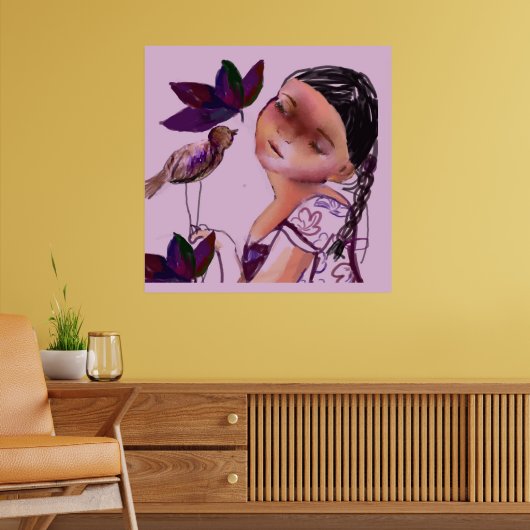 EEN GESPREK MET DE VOGEL POSTER (Woonkamer 2)