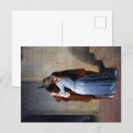 Een gestolen moment: een kus door de eeuwen heen briefkaart