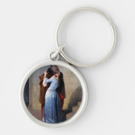 Een gestolen moment: een kus door de eeuwen heen sleutelhanger