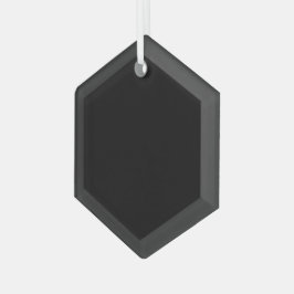 Een gestructureerde zwarte achtergrond vult de afb glas ornament