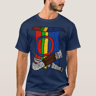 Een getekende vlag voor het Samische volk met trad T-shirt