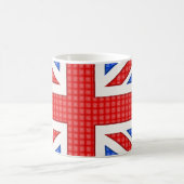 Een getextureerde vlag van de Union Jack. Koffiemok (Center)