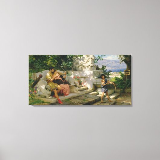 Een gevaarlijke les canvas afdruk (Voorkant)