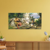 Een gevaarlijke les canvas afdruk (Insitu (Woonkamer))