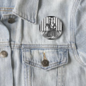 Een gevangen engel ronde button 5,7 cm (In situ)
