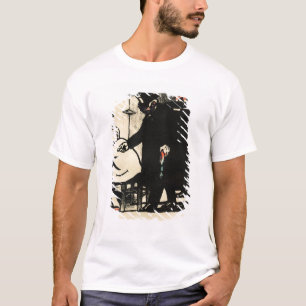 Een gevangene wordt verbannen van misdaden en t-shirt