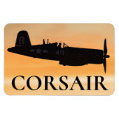 Een gevat F4U Corsair-vechtster Magneet (Horizontaal)