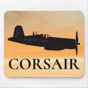 Een gevat F4U Corsair-vechtster Muismat