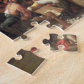 Een gevecht buiten een Tavern Legpuzzel (Zijkant)