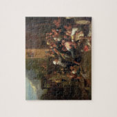 Een gevecht buiten een Tavern Legpuzzel (Verticaal)