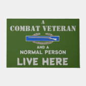 EEN GEVECHTSVETERAAN DEURMAT (Voorkant)