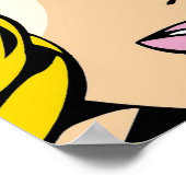 Een gevesdroogde en herwerkte pop kunst van Roy Li Poster (Hoek)