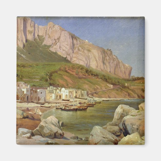 Een Gevist dorp in Capri Magneet (Voorkant)