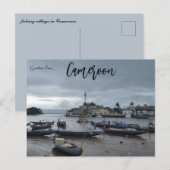 Een Gevist dorp in Kameroen Briefkaart (Voorkant / Achterkant)