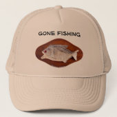 Een Gevist teken op pet (Voorkant)