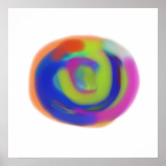 Een gevoel van beweging en energie poster (Voorkant)