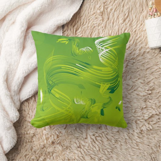 Een gevoel van groen kussen - kalm, creatief comfo (Deken)