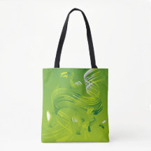 Een gevoel van groene Canvas tas - kalme, creatiev