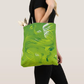 Een gevoel van groene Canvas tas - kalme, creatiev (Dichtbij)