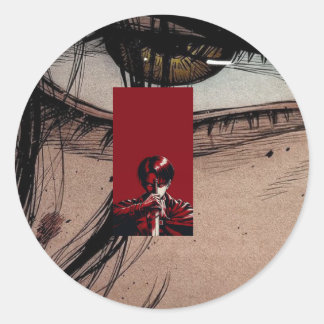 Een gevoel van urgentie en gevaar creëren ronde sticker