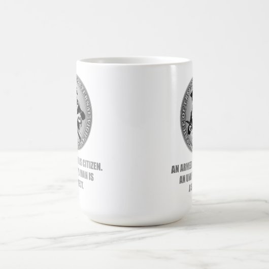 Een gewapende burger koffiemok (Center)