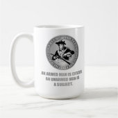 Een gewapende burger koffiemok (Links)