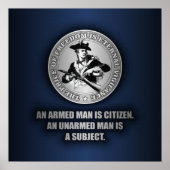 Een gewapende burger poster (Voorkant)
