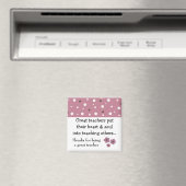 Een geweldig Gezegde voor docenten Magneet (Insitu (Vaatwasser))