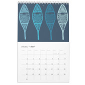 Een geweldig jaar geïllustreerd kalender (Jan 2027)