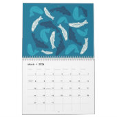 Een geweldig jaar geïllustreerd kalender (Mar 2026)